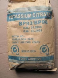 Good quality best price food ingredients potassium citrate made in China